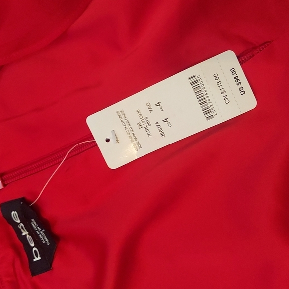 Bebe NEW Cross Back Chiffon Skater Dress Red Size 4 - Picture 13 of 17